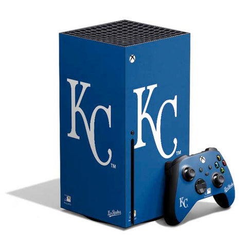 MLB Kansas City Royals - Solid Distressed Xbox Series X Skins